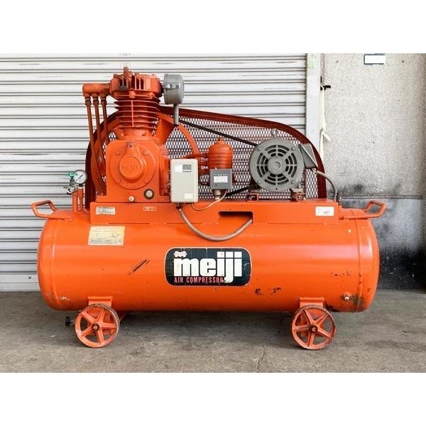 MEIJI/明治 3.7kW 5馬力 給油式レシプロコンプレッサー H-5 / HO-5