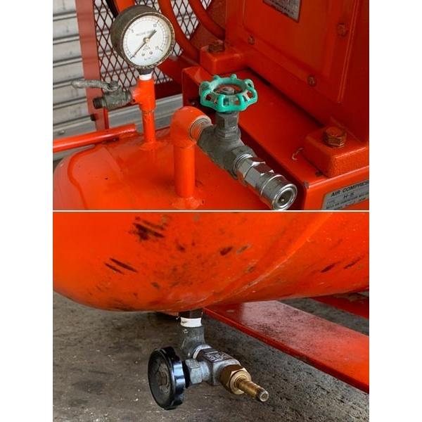 MEIJI/明治 3.7kW 5馬力 給油式レシプロコンプレッサー H-5 / HO MEIJI/明治 3.7kW 5馬力 給油式レシプロコンプレッサー H-5 / HO