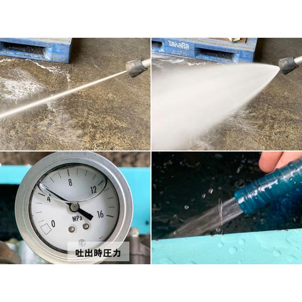 鶴見/ツルミ 4.9MPa 28.7L/min エンジン式高圧洗浄機 HPJ-550WE2 ※No.2 