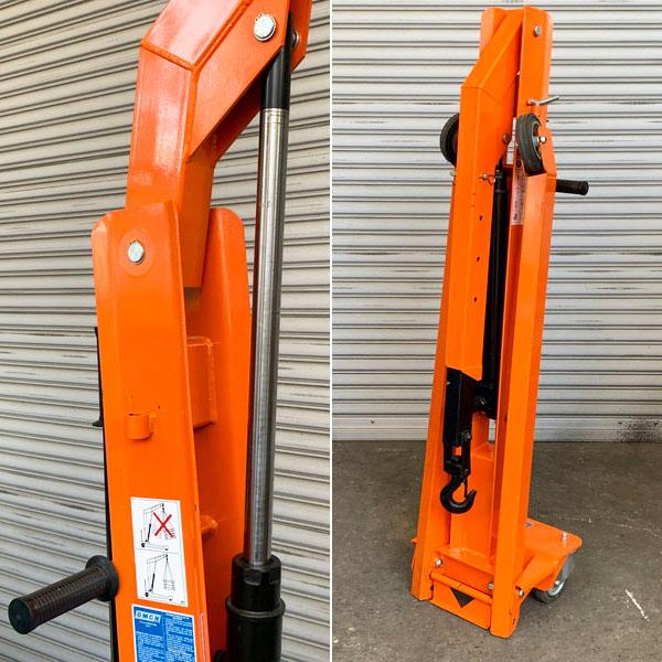 引取限定・大阪吹田】OMCN 500kg エンジンクレーン GP5/DE / 折り畳み