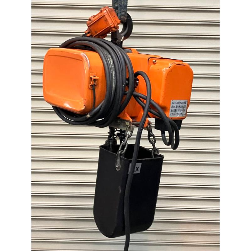 HITACHI/日立 500kg 6m 電動チェーンブロック 1/2SH2 / モートル