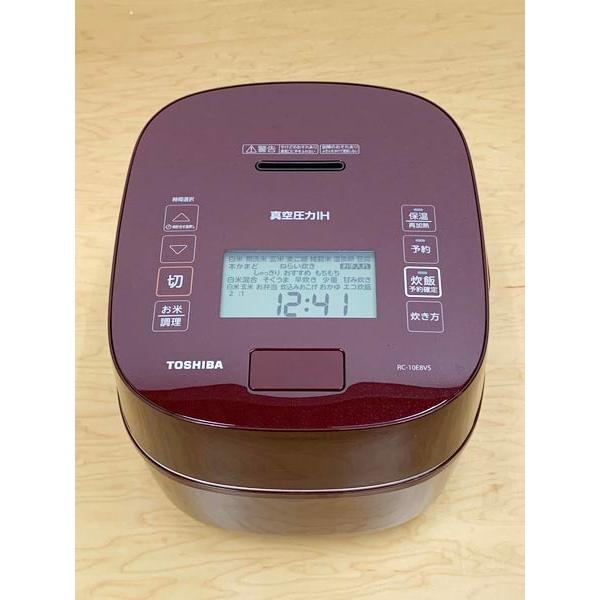 ✨高性能IH炊飯器✨ TOSHIBA RC-10E8VS 5.5合炊き 未使用】TOSHIBA/東芝 炎匠炊き 5.5合炊き 真空圧力IHジャー炊飯器 RC