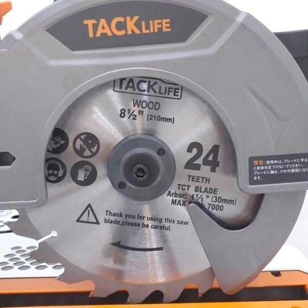 展示品】TACKLIFE/タックライフ 卓上スライド丸ノコ PMS01X 100V 1500W