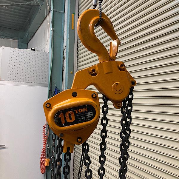KITO/キトー 10t M3B 手動チェーンブロック 中古品 : 無限堂ヤフー 