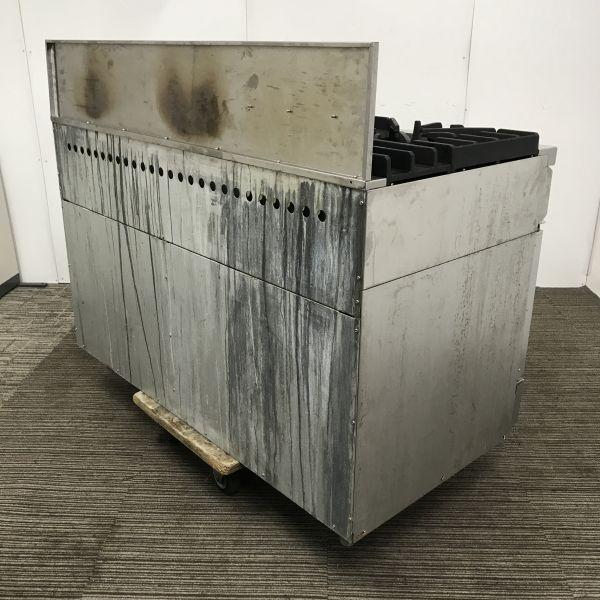 タニコー 4口ガスレンジ TSGR-1222 中古 1ヶ月保証 2015年製 都市ガス