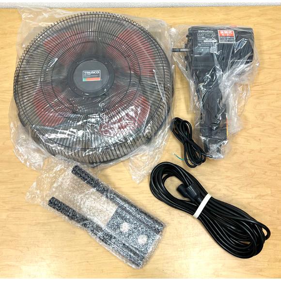 未使用品】 TRUSCO/トラスコ 全閉式アルミハネ工場扇 ゼフィール 