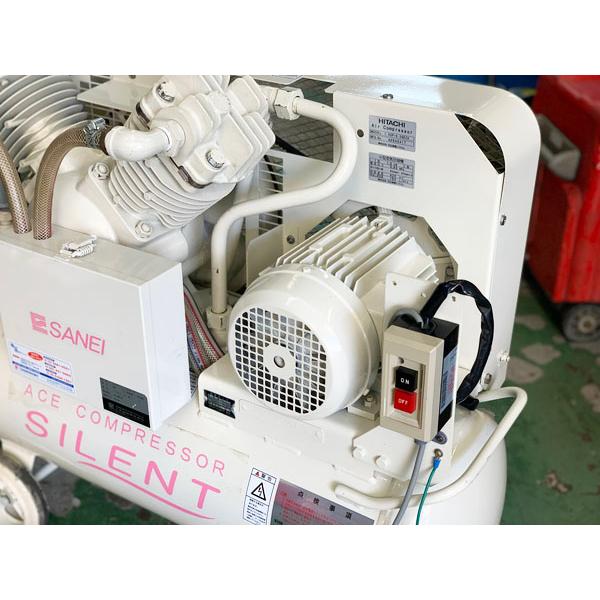 SANEI/三栄技研 1.5kW 2馬力 オイルフリーレシプロコンプレッサー ACE 