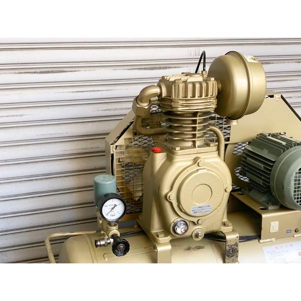 TOSHIBA/東芝 1.5kW 2馬力 給油式レシプロコンプレッサー SP10D-15T2
