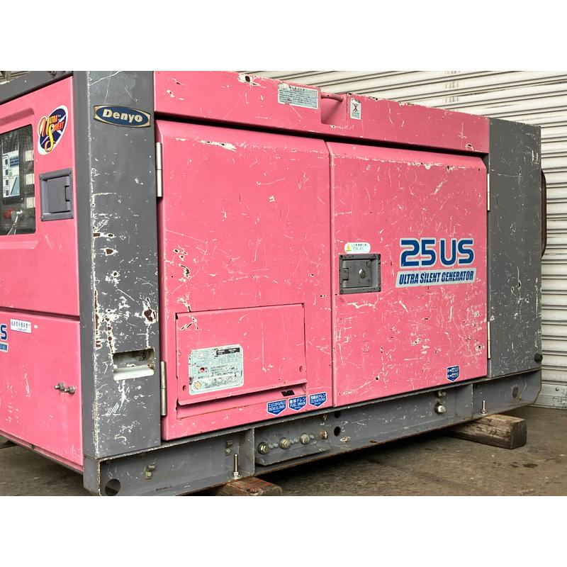 引取限定・大阪吹田】DENYO/デンヨー 25kVA ディーゼルエンジン発電機