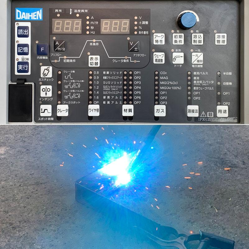 DAIHEN/ダイヘン 500A パルスMAG/MIG 半自動溶接機 WB-P500L DAIHEN/ダイヘン 500A パルスMAG/MIG 半自動溶接機 WB-P500L