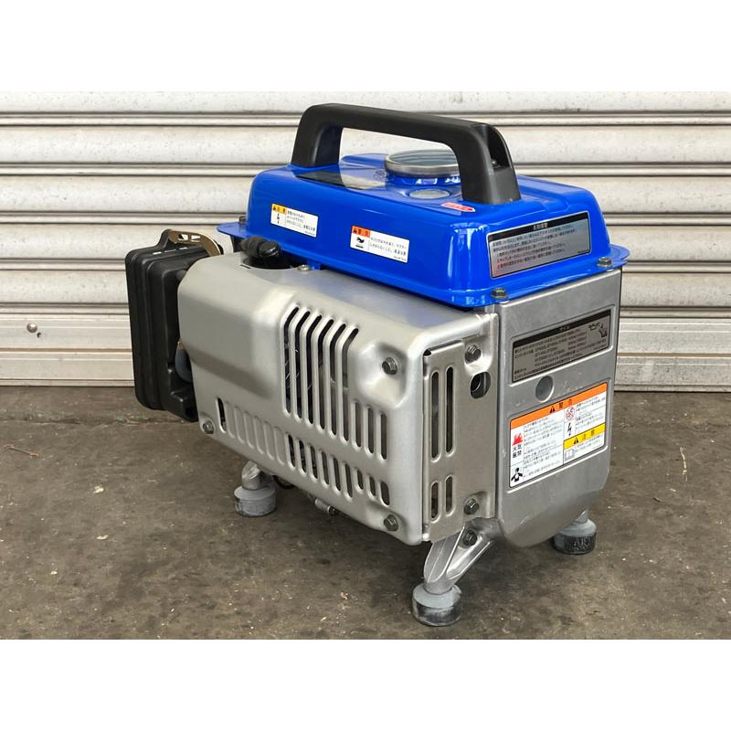 発電機・ポータブル電源 YAMAHA EF800 GENERATOR YAMAHA ヤマハ ポータブル発電機 EF800 ブルー - 中古工具・電動