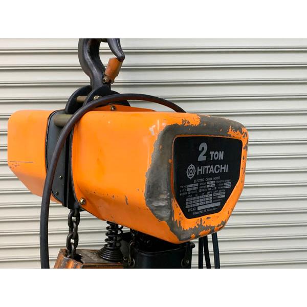 HITACHI/日立 2t 3m 電動チェーンブロック 2S 1速 三相200V HITACHI/日立 2t 3m 電動チェーンブロック 2S 1速 三相200V
