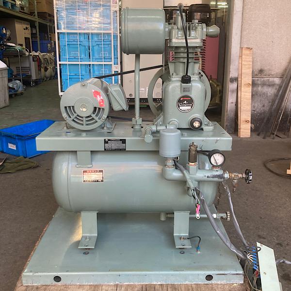 分解整備済】HITACHI/日立 0.75kW 1馬力 パッケージコンプレッサー PB  