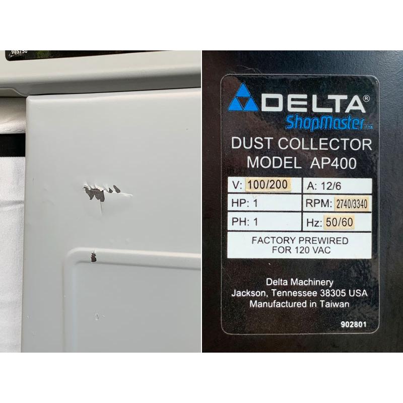未使用99年製】DELTA/デルタ 集じん機 集塵機 AP400 単相100V : 無限堂