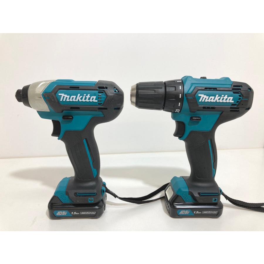 【未使用】マキタ/makita コンボキット CK1009 インパクトドライバ TD110D＋ドライバドリル DF333D 充電式 バッテリー２本付属