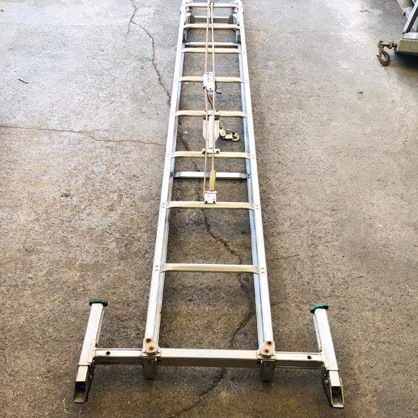 ジャンク】【引取希望】ナカオ/NAKAO 三連伸縮はしご 8m 軽太 ALT-8.3