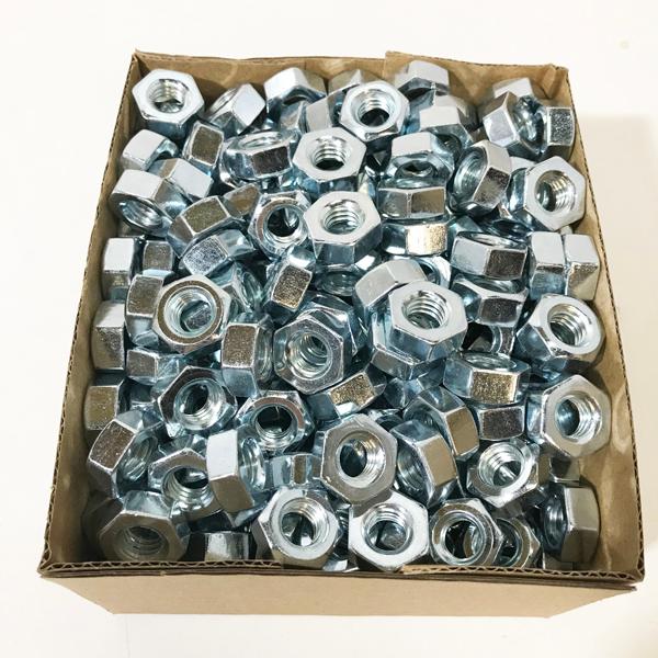 未使用品】六角ホーマーナット 300個 1箱 ユニクロメッキ W3/8 6角 6 