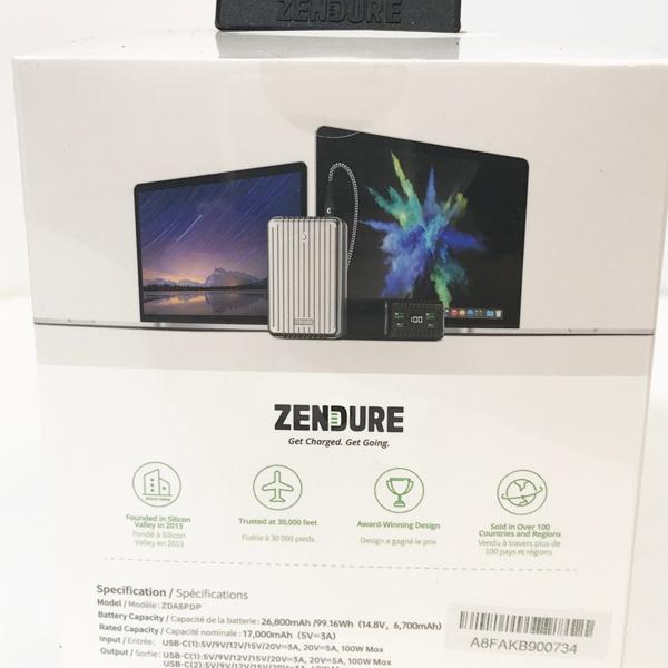 未開封品】Zendure/ゼンデュア Supertank モバイルバッテリ 100W 未開封品】Zendure/ゼンデュア Supertank モバイルバッテリ 100W