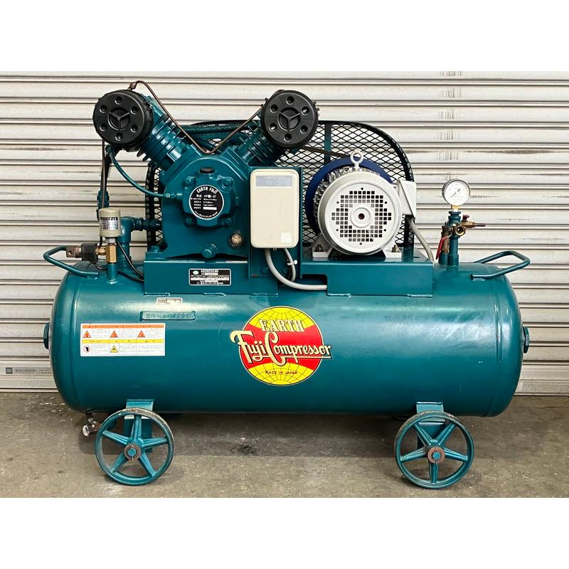 富士コンプレッサー 3.7kW 5馬力 給油式レシプロコンプレッサー 富士コンプレッサー 3.7kW 5馬力 給油式レシプロコンプレッサー
