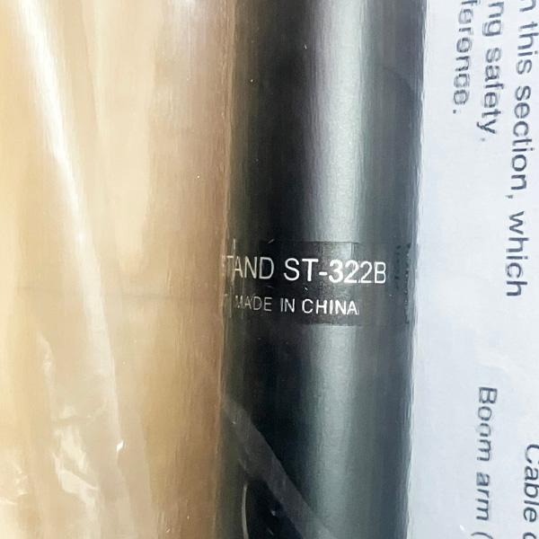 未使用品】TOA/ティーオーエ ST-322B 床上型 マイクスタンド ※No.1