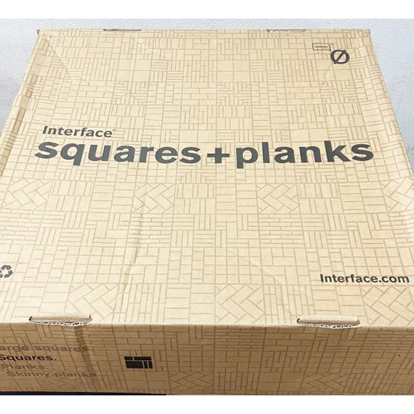 【未使用品】Skinny planks スキニー プランク RAW-URBAN ロウ アーバン タイルカーペット INTERFACE USA 20枚 50×50cm ※No.3※_1