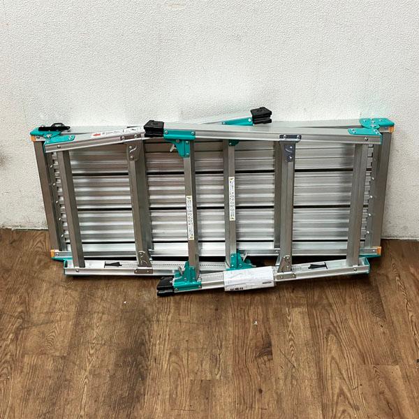 長谷川工業/ハセガワ 脚部伸縮式アルミ足場台 DRSW2.0-1000 65〜96cm 