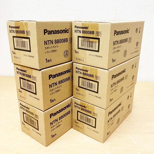 【未開封品】Panasonic/パナソニック 6コ組 セット スポットライト NTN88008B 天井直付型 壁直付型 据置取付型 プラスチックセードタイプの画像