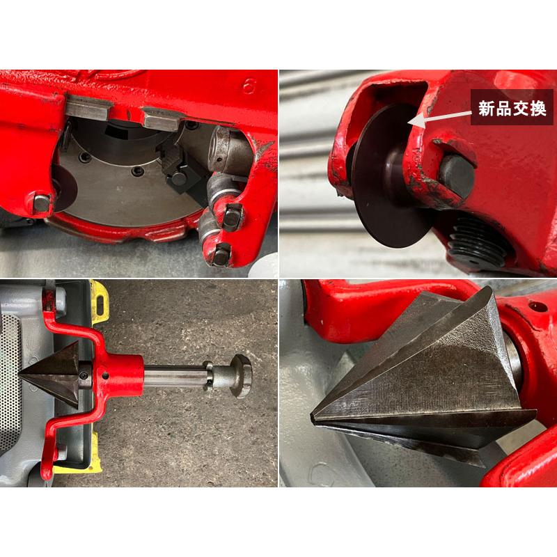 分解整備済】REX/レッキス 3インチ パイプマシン 90A3 / 80A ねじ切り