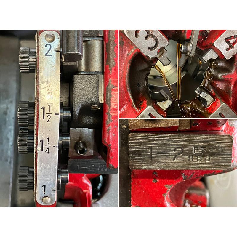 分解整備済】REX/レッキス 3インチ パイプマシン 90A3 / 80A ねじ切り