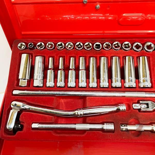 中古】Kingsley/キングスレー 工具一式 9.5mm ツールボックス 中古】Kingsley/キングスレー 工具一式 9.5mm ツールボックス