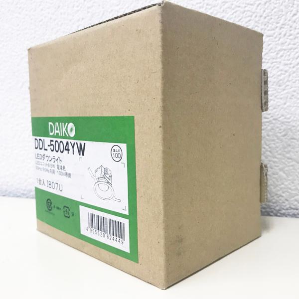 未使用品】DAIKO/大光電機 DDL-5004YW LEDダウンライト 軒下兼用 LED