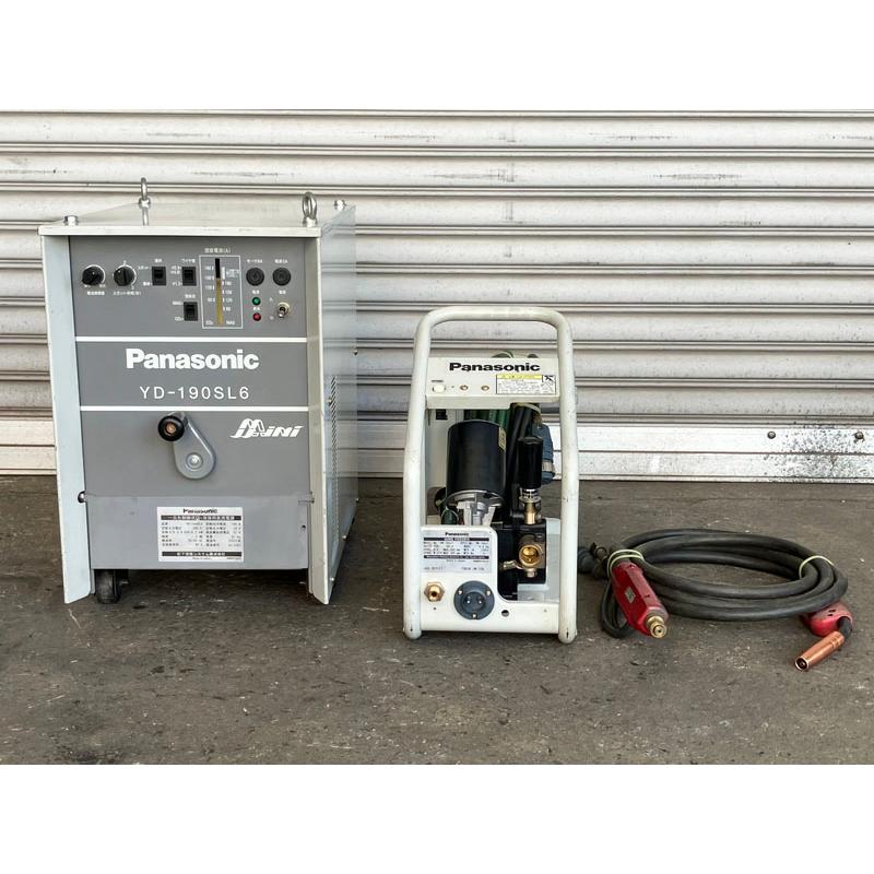 パナソニック　半自動溶接機　　YD-190SL6 セット品 Panasonicパナソニック 190A 一元化制御式 半自動溶接機 YD-190SL6