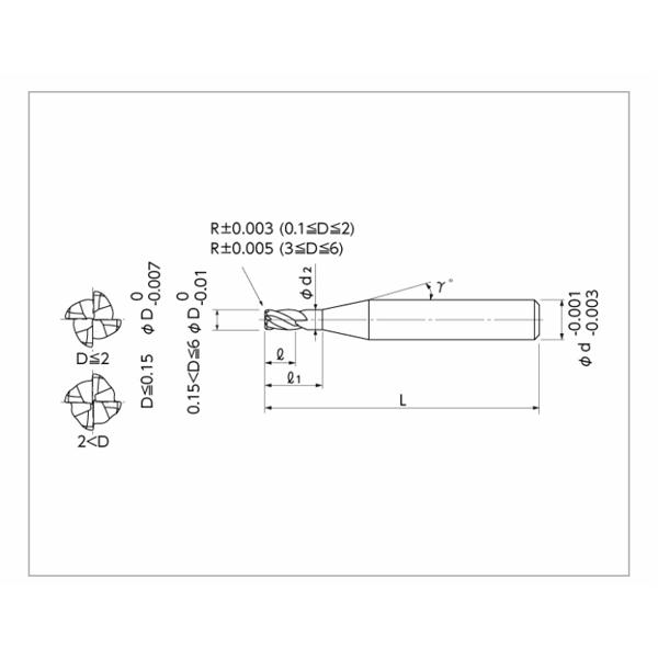 未開封品】NSTOOL/日進工具 MHRSH430RSF 6×R1×12 2本set 高硬度