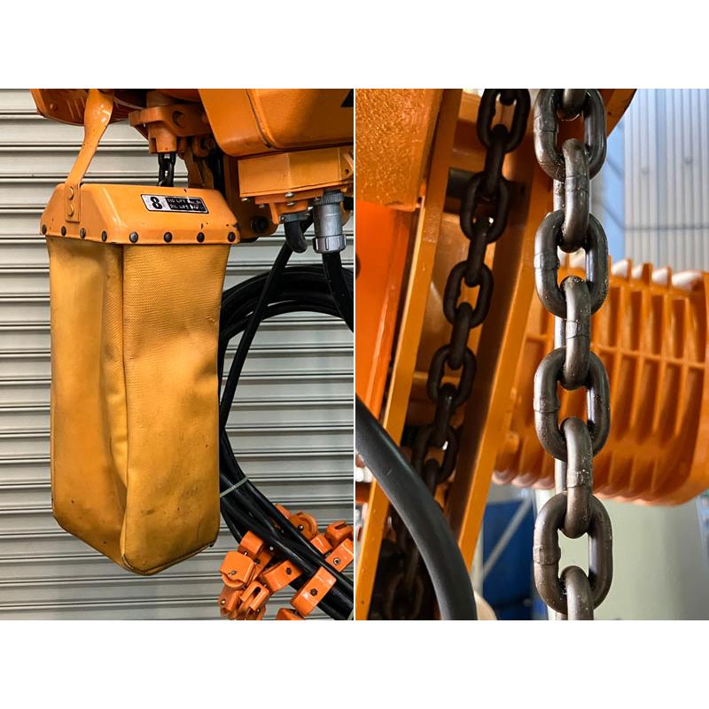 KITO/キトー 500kg 4.5m 電動チェーンブロック ショートヘッド型 ES3B