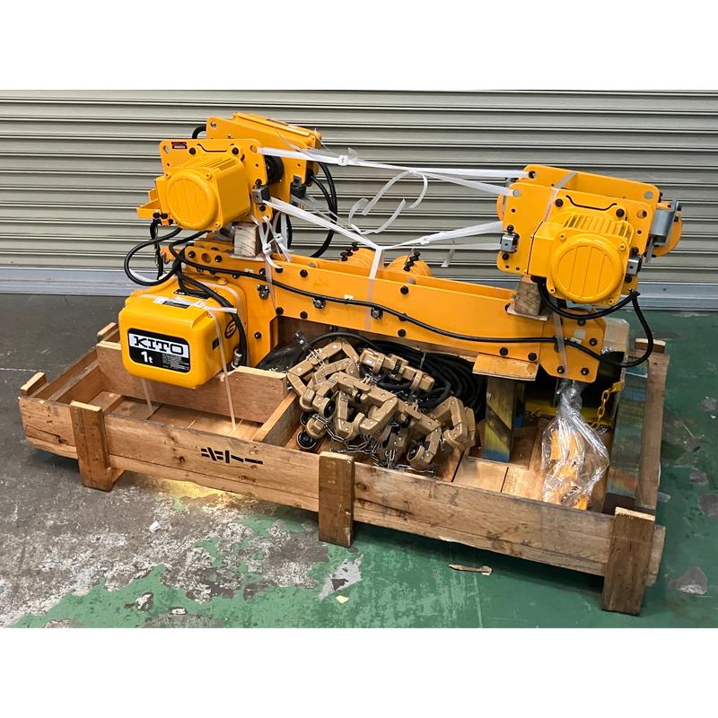 KITO/キトー 1t(500kg+500kg) 4m 2点水平吊り形 電動チェーンブロック