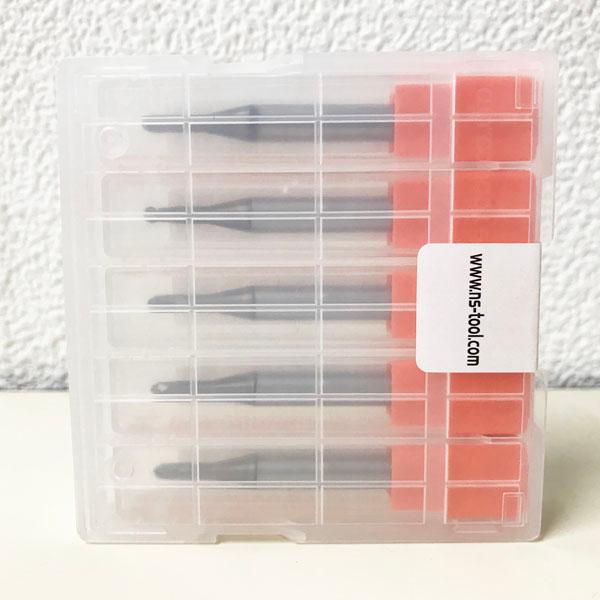 未開封品】NS TOOL/日進工具 MRBH230 R1.5x10(d6) 5本set ケース