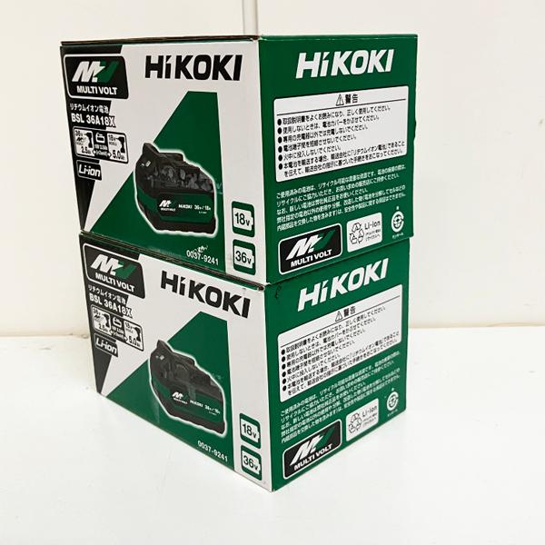 未使用品】HiKOKI/ハイコーキ 2個組 リチウムイオン電池 BSL36A18X 第  