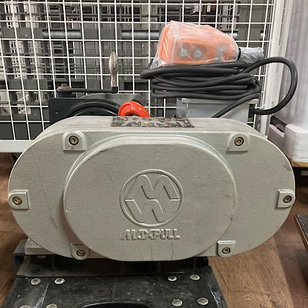 マックスプル工業 マックスプルウインチ 噛合クラッチ付電動ウインチ 