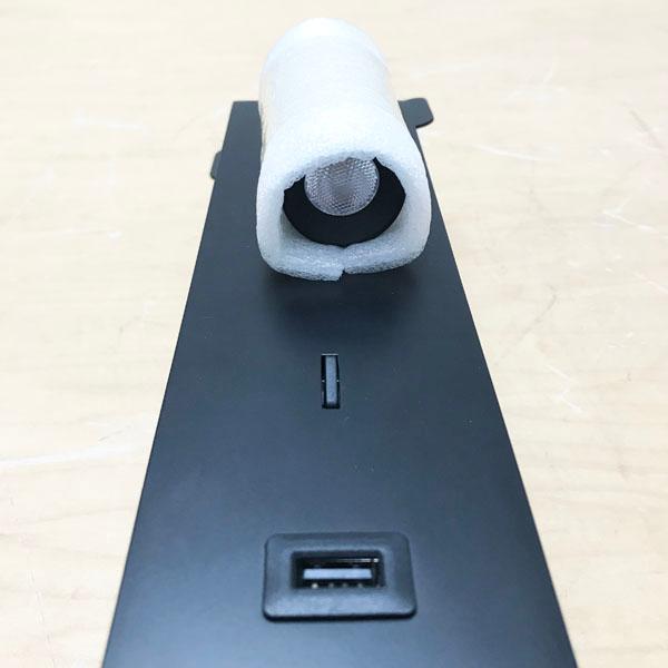 【未使用品】MotoM/モトム MBK008B USBポート付き 読書灯 リーディングライト 寝室 照明 ホテル 黒色の画像