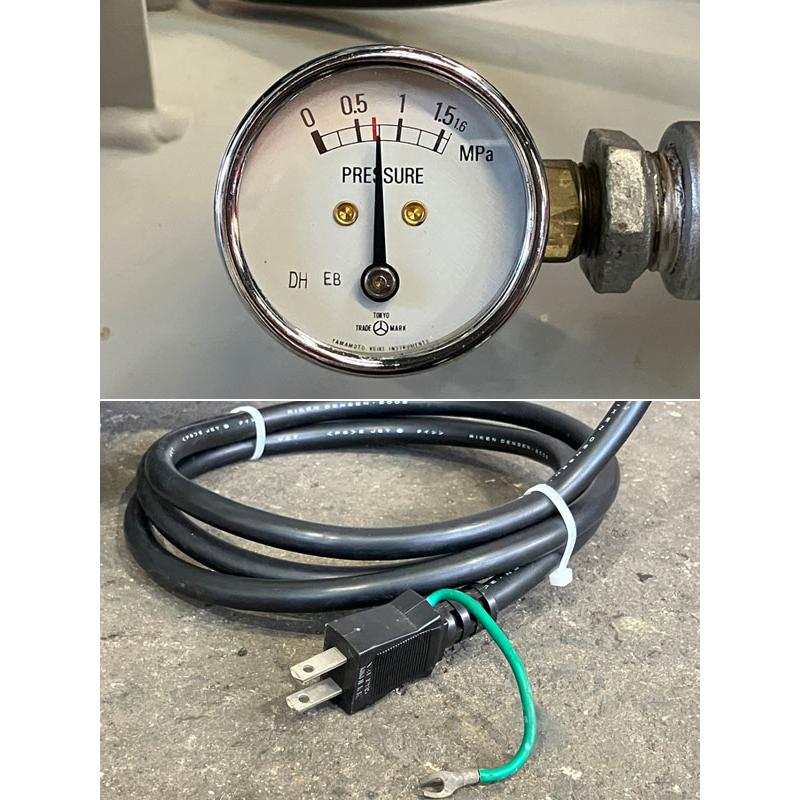 アネスト岩田 0.75kW 1馬力 オイルフリーレシプロコンプレッサー