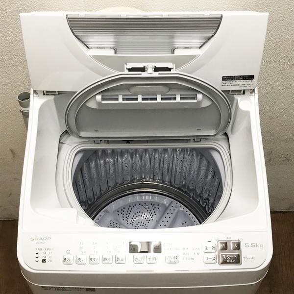 2022年製 シャープ洗濯乾燥機 5.5kg/3.5kg ES-TX5F-S 【公式通販】