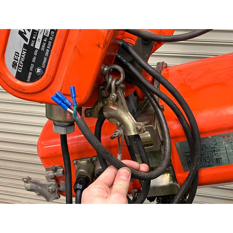 象印 2t 10m 電動チェーンブロック 電動トロリ付 FAM-2 / ※リモコン5m