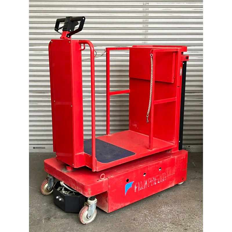 泉大津市発 ニチユ高所作業車 ラクサーP 100V充電 動作品 引取限定/大阪吹田】ニチユ オーダーピッカー ラクサーP STE02T-C4
