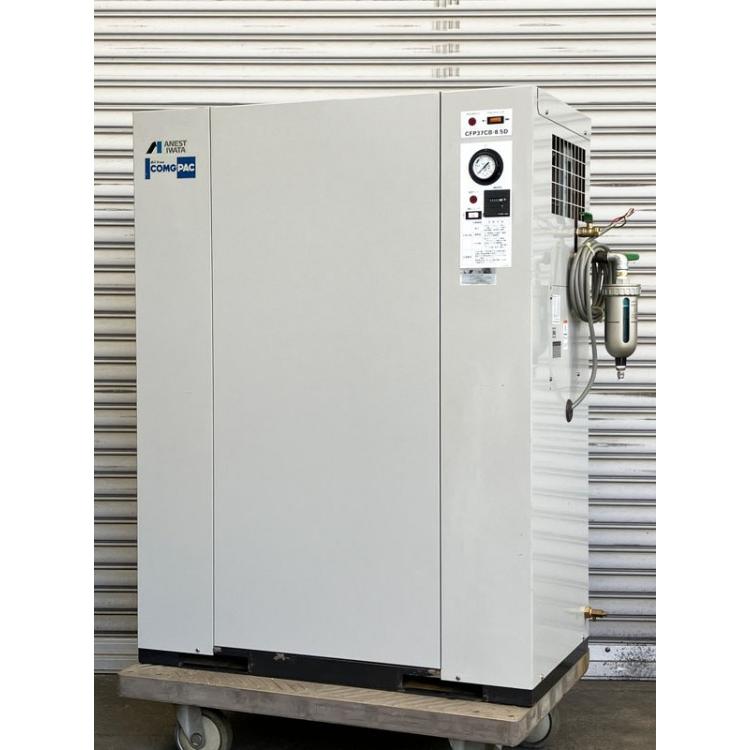 アネスト岩田 3.7kW 5馬力 オイルフリーパッケージコンプレッサー 