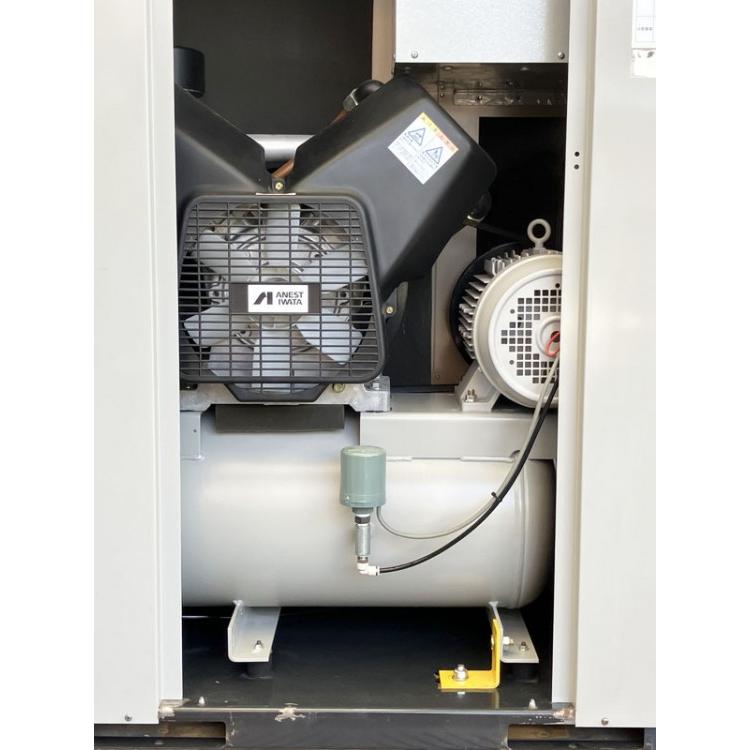 アネスト岩田 3.7kW 5馬力 オイルフリーパッケージコンプレッサー 