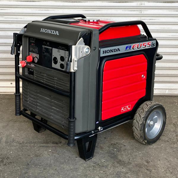 ホンダ/HONDA 5.5kVA インバーター発電機 EU55is 50/60Hz 単相100/200V 運転時間79h 90599 : 無限 ...