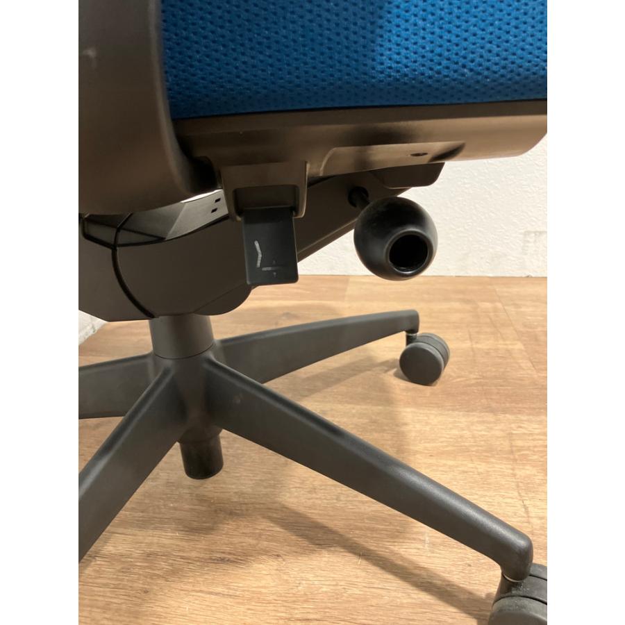 □中古品□ コクヨ 固定肘付ウィザード2チェア CR-G1821F6G4T4W ※背面