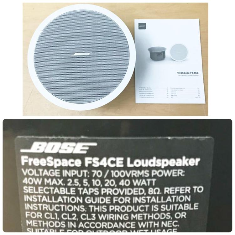 中古】BOSE/ボーズ FreeSpace FS4CE スピーカー 1コ ホワイト 天井