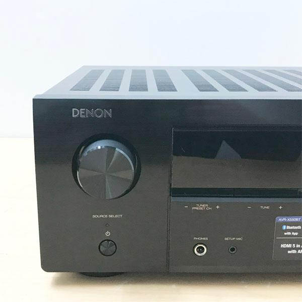 中古☆DENON AVR-X550BT 2022年製 中古】DENON/デノン AVR-X550BT 5.2ch AVサラウンドレシーバー 2021年