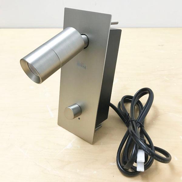 【未使用】MotoM/モトム MBK023L-DIM リーディングライト ニッケルメッキツヤ消し 開封済み ●99074の画像